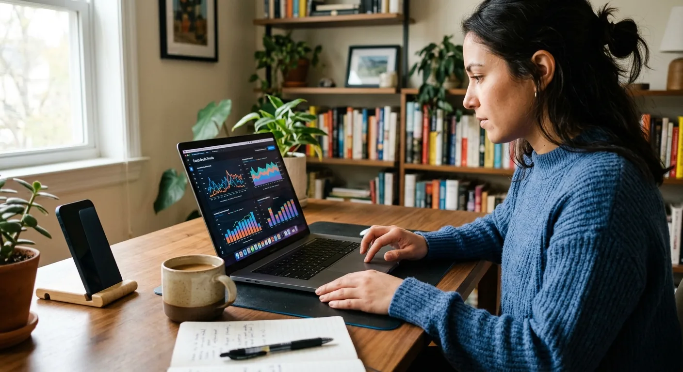 Creator working through content trends