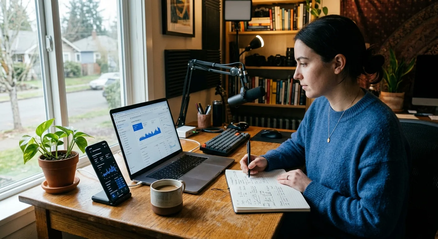 Creator working through creator business AI assistant