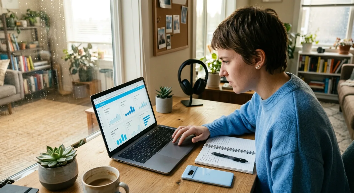 Creator working through content trends