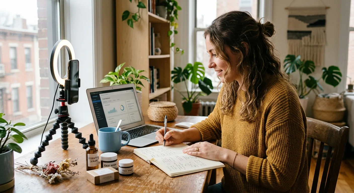 Creator working through content trends