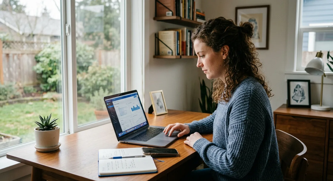 Creator working through brand collaboration opportunities