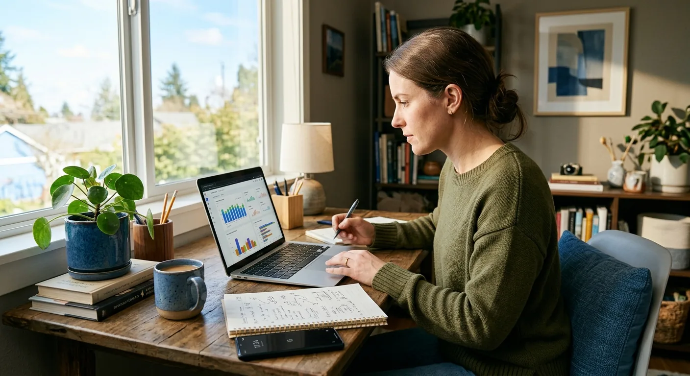 Creator working through content trends