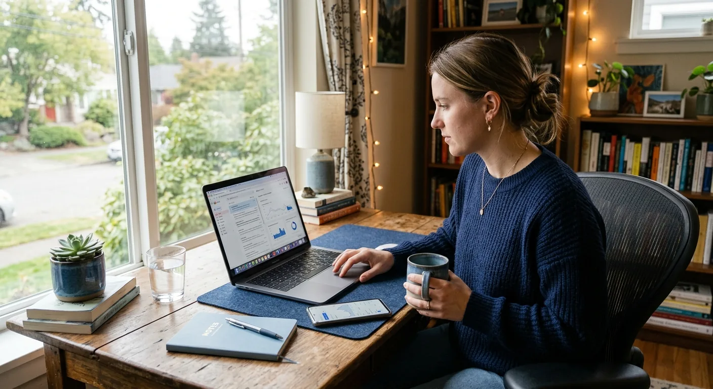 Creator working through influencer brand outreach