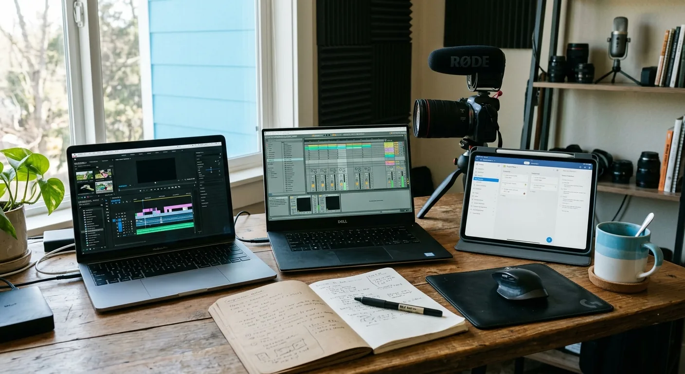 Creator working through creator business AI assistant
