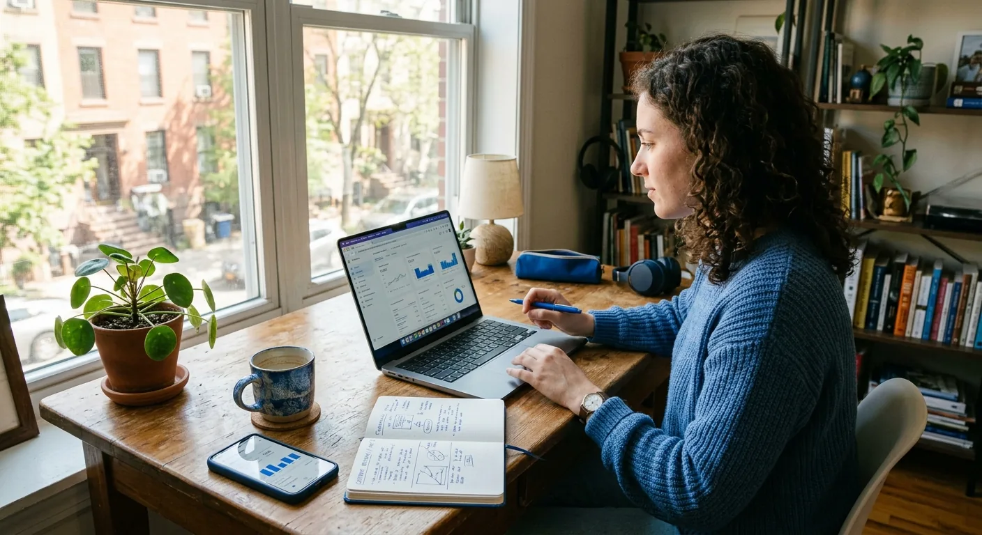 Creator working through content trends