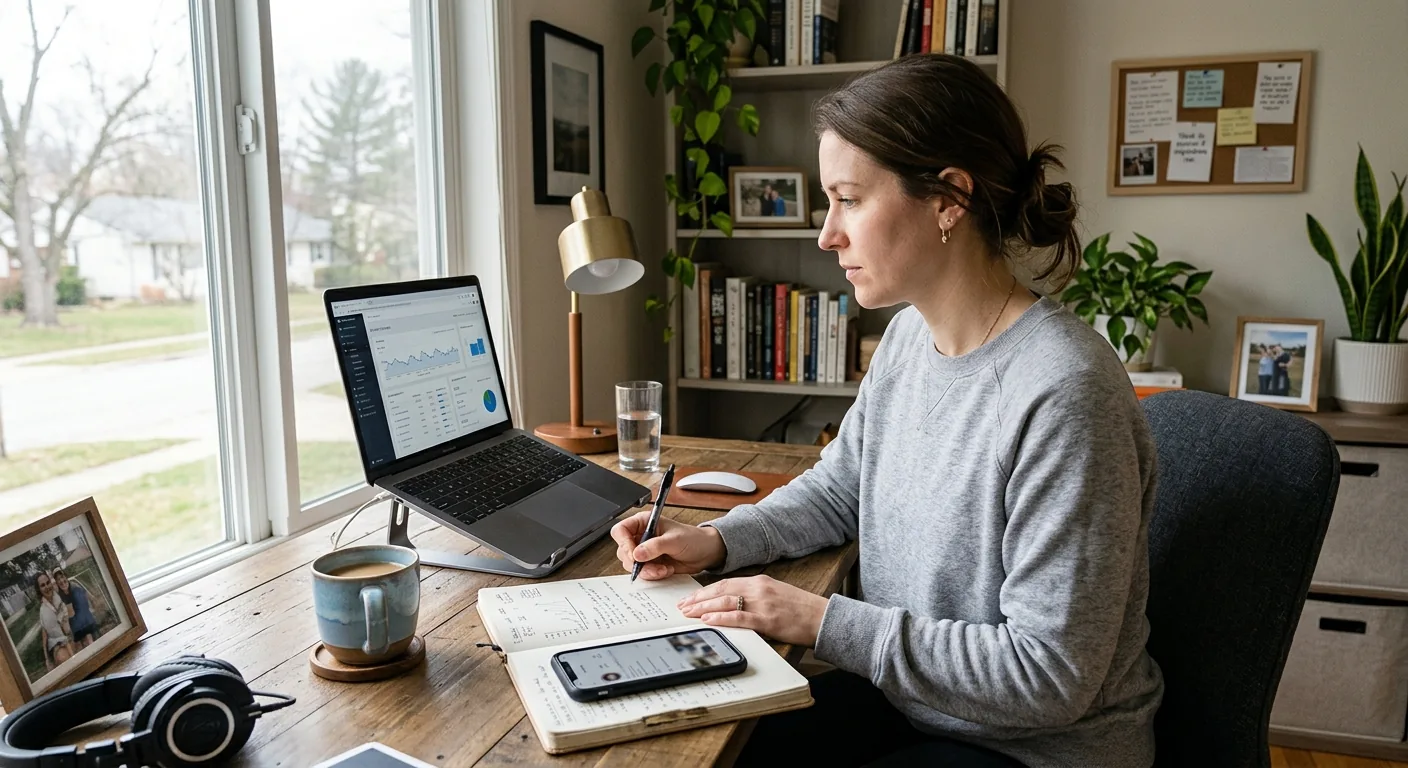 Creator working through content trends
