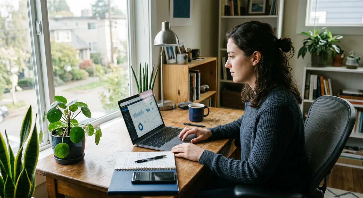 Creator working through content trends