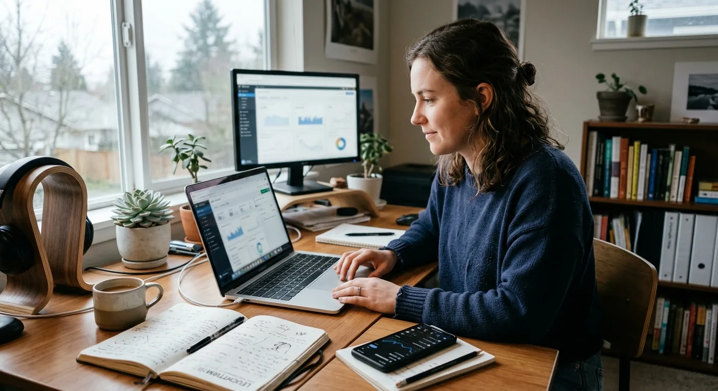 Creator working through content trends