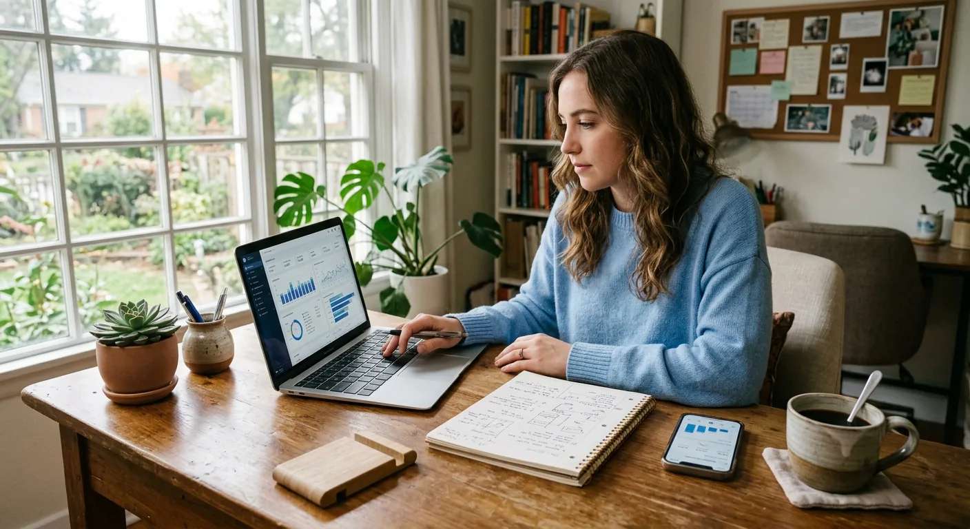 Creator working through content trends