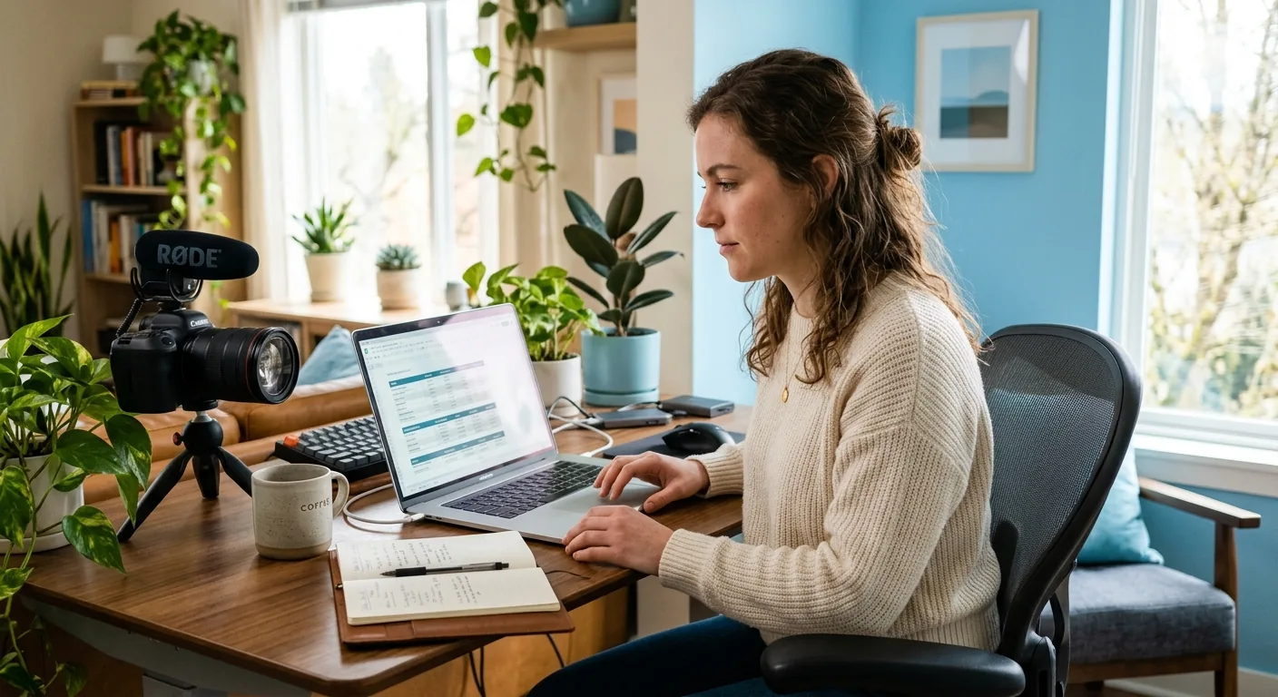 Creator working through creator sponsorship rates
