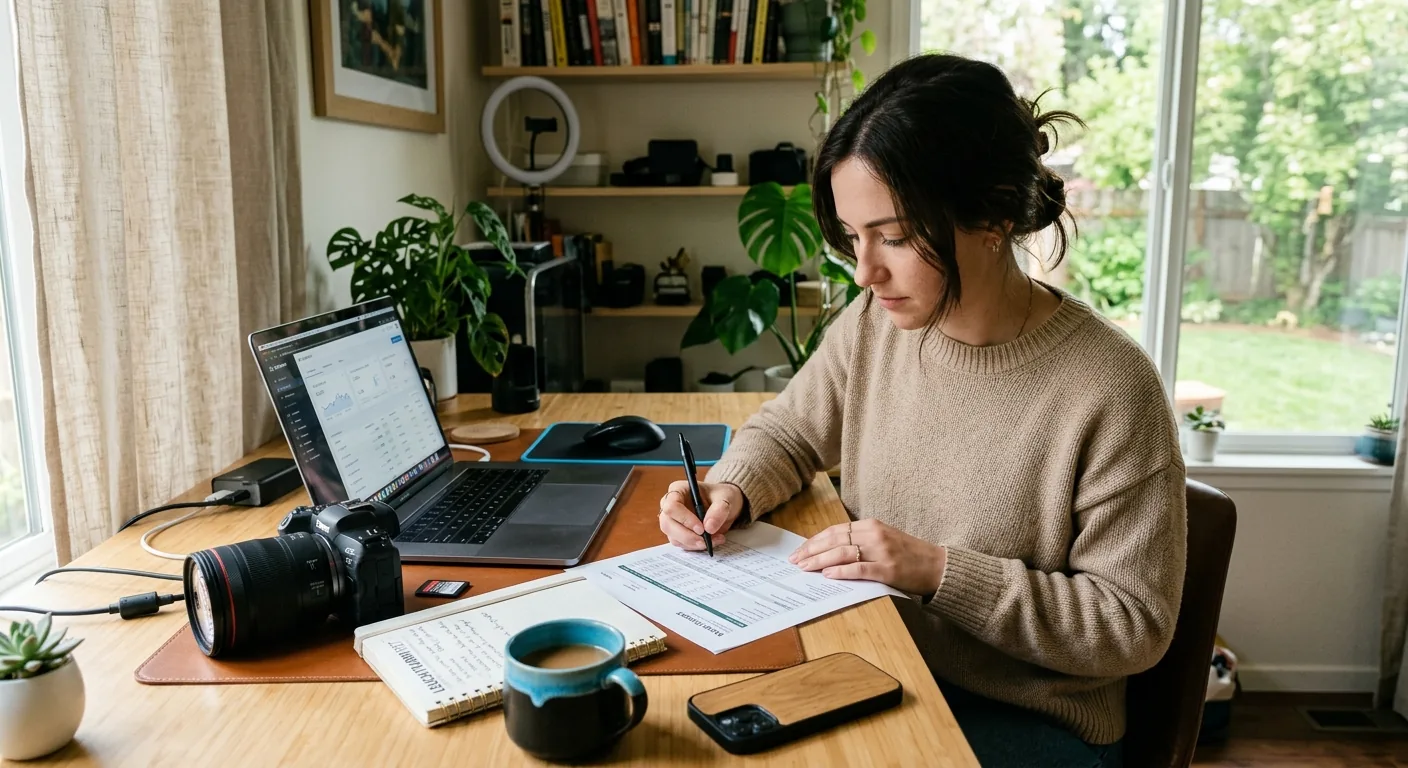 Creator working through creator sponsorship rates