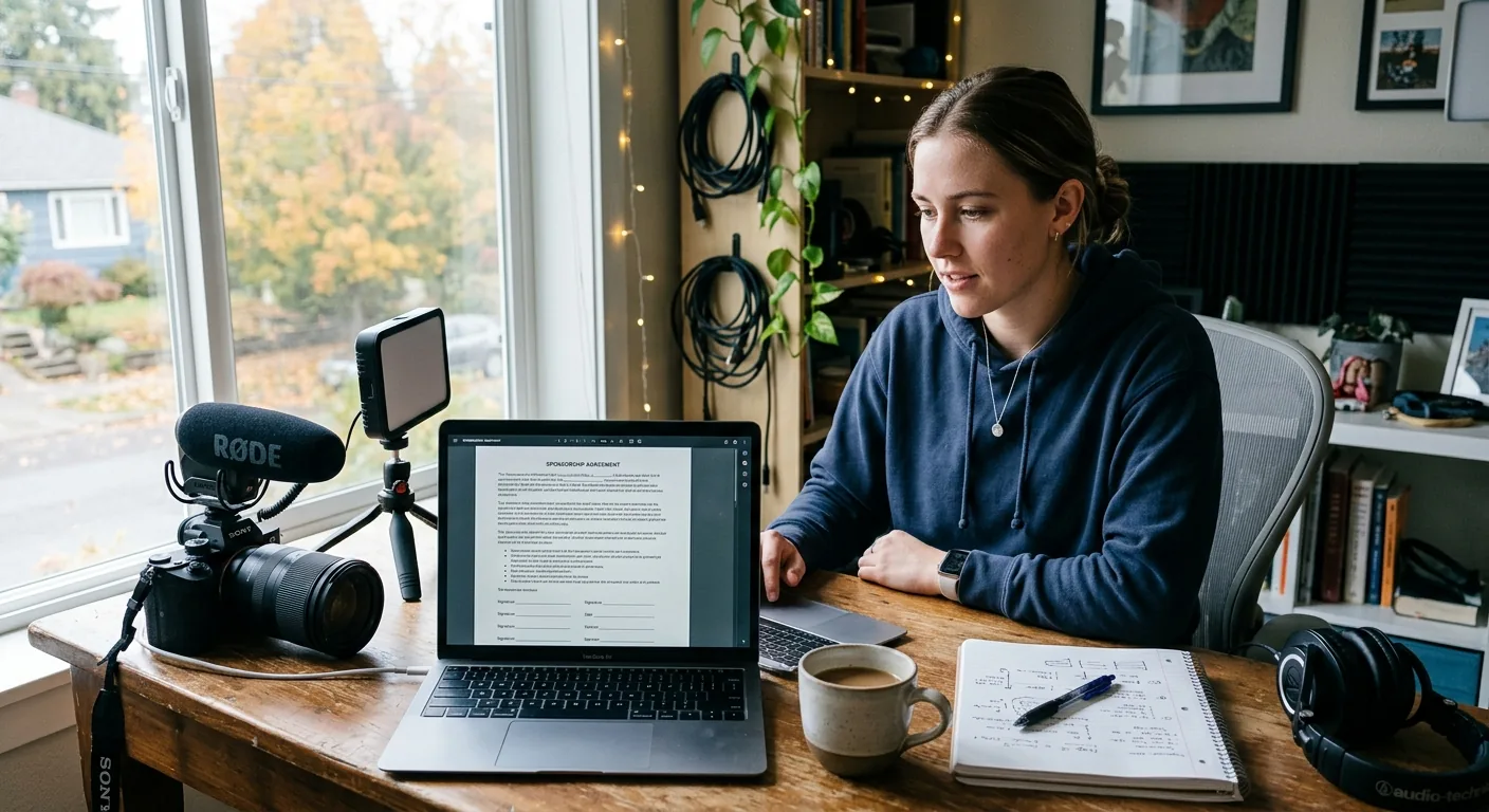 Creator working through creator deal negotiation