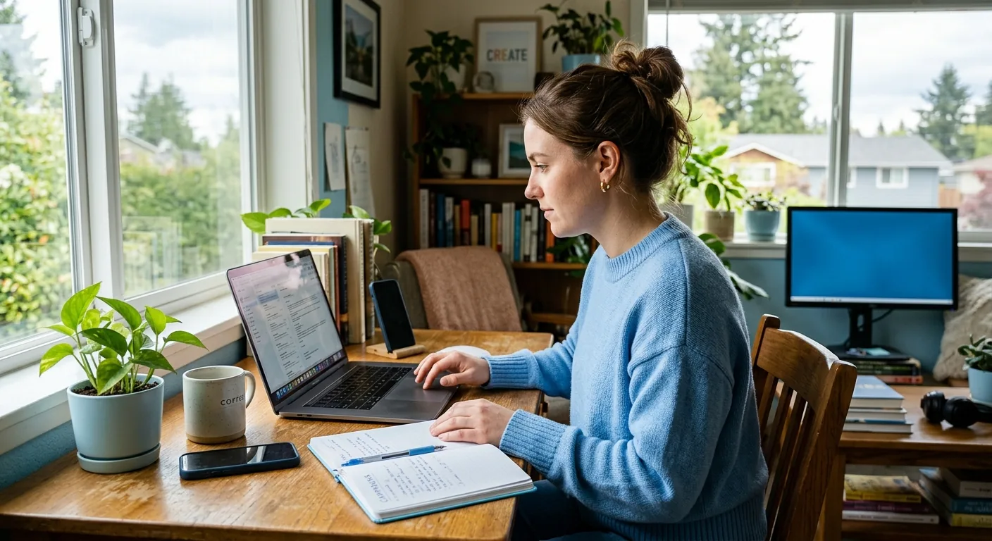 Creator working through creator brand deals