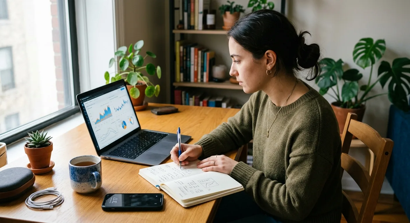 Creator working through content trends