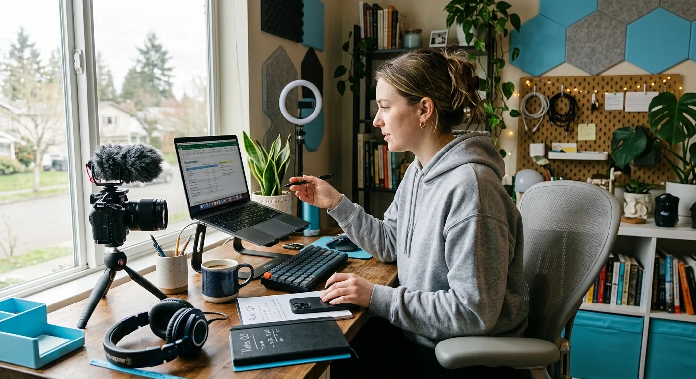 Creator working through creator sponsorship rates