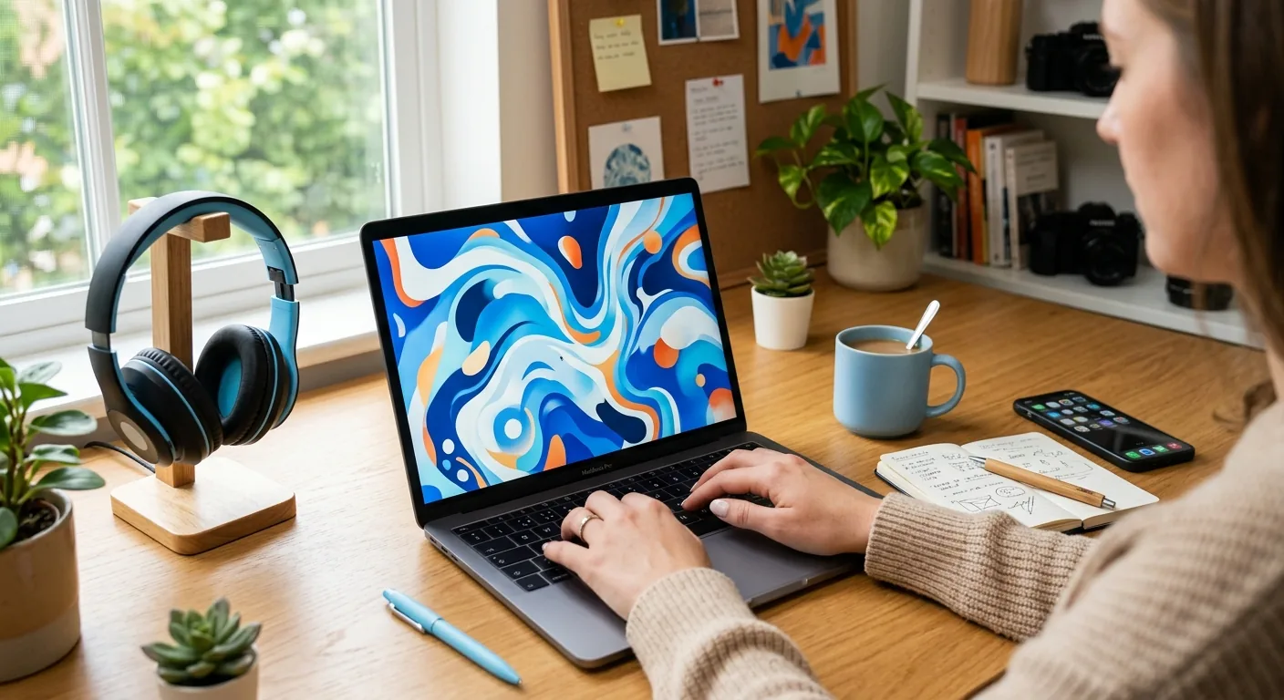 Creator working through creator business AI assistant
