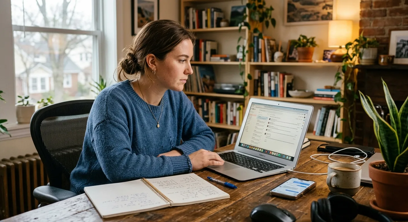 Creator working through creator brand deals