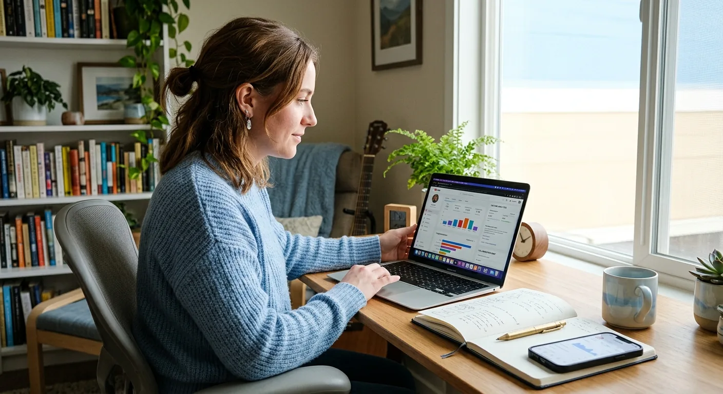 Creator working through creator brand deals