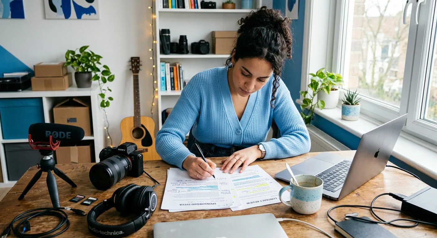 Creator working through creator deal negotiation