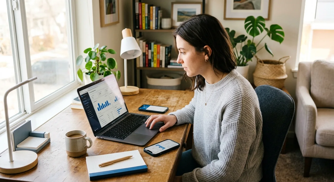 Creator working through influencer brand outreach