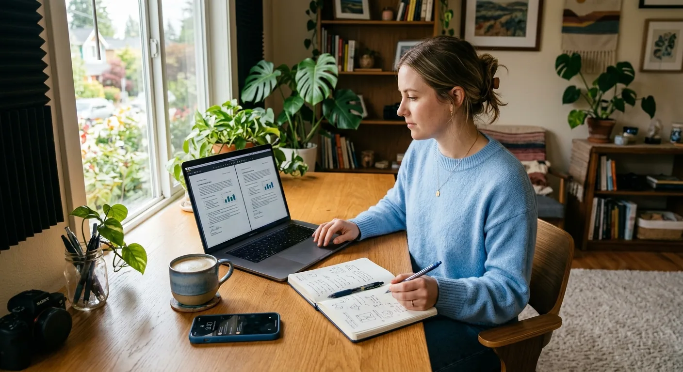 Creator working through creator brand deals