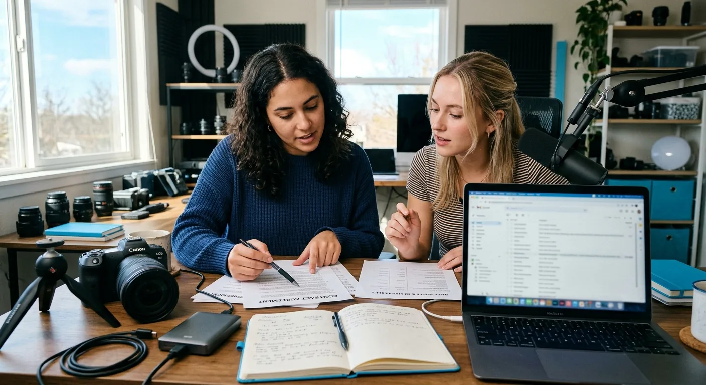 Creator working through creator deal negotiation