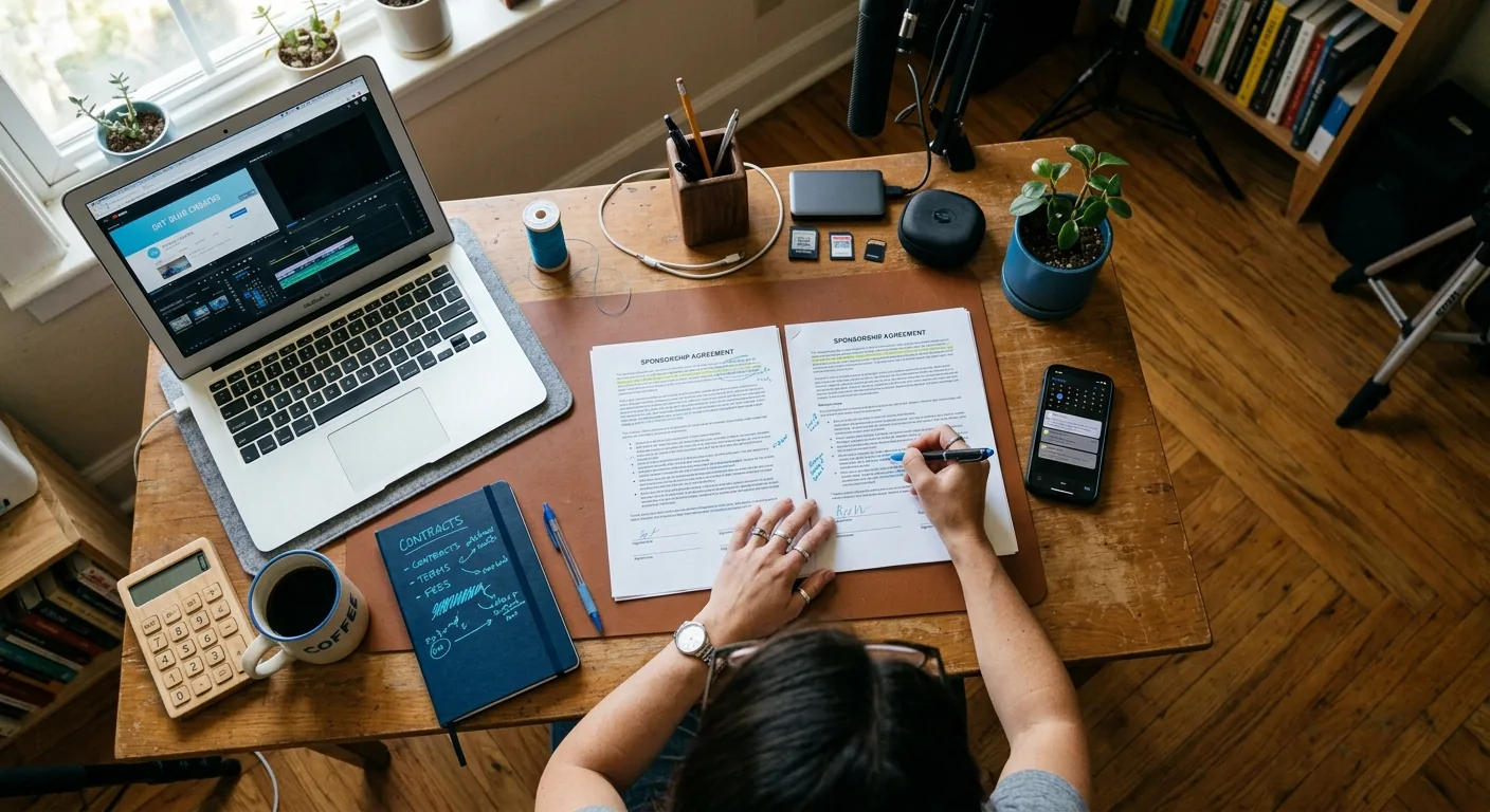 Creator working through creator deal negotiation