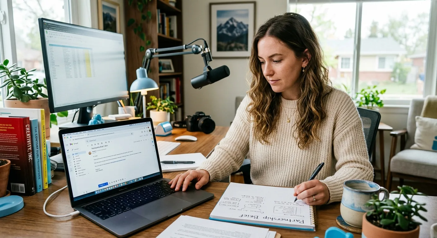 Creator working through creator deal negotiation