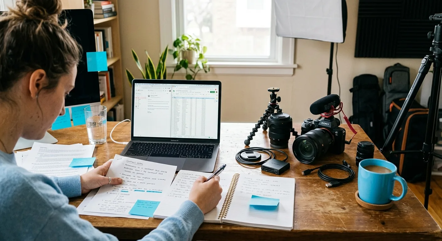 Creator working through creator deal negotiation