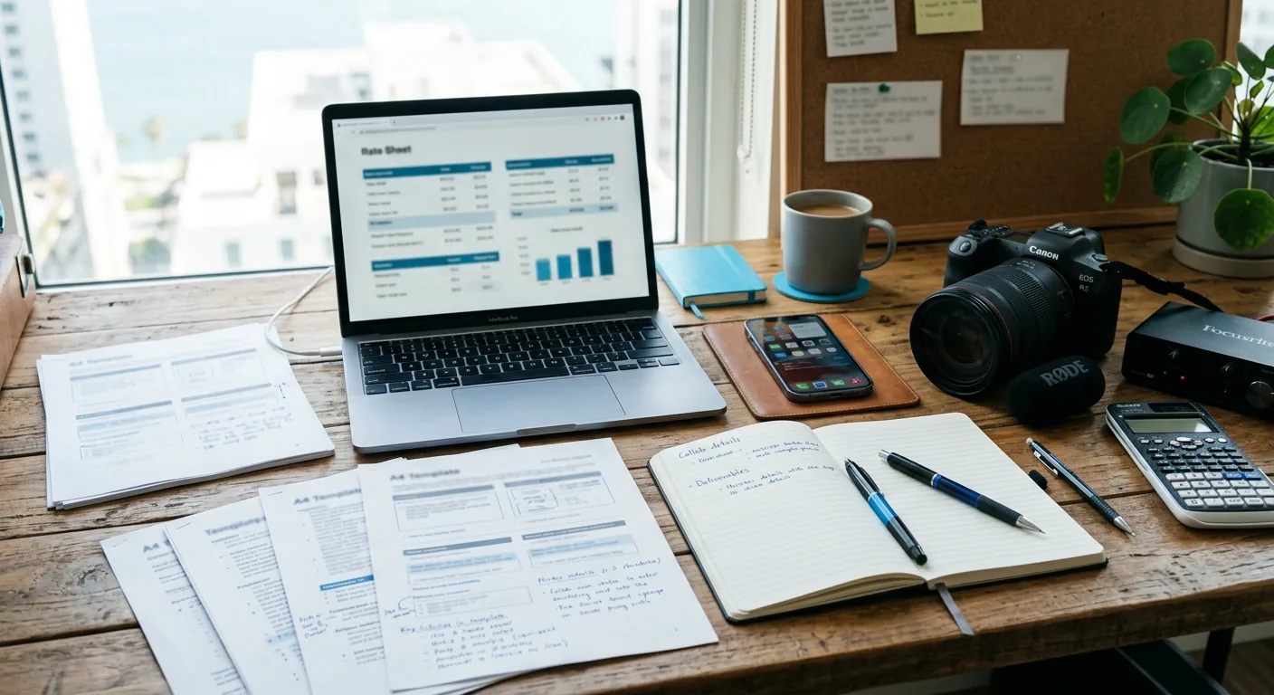 Creator working through creator brand deals