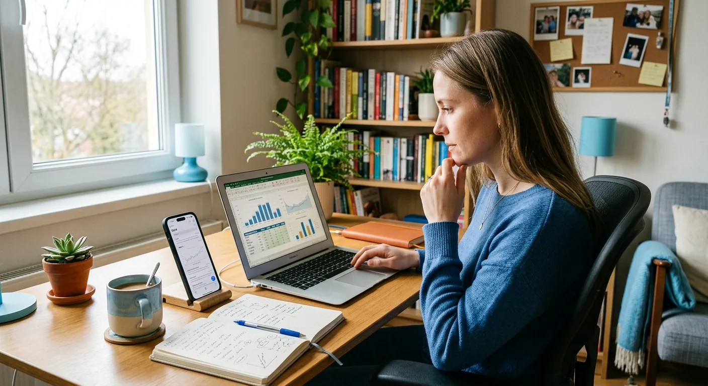 Creator working through influencer brand outreach