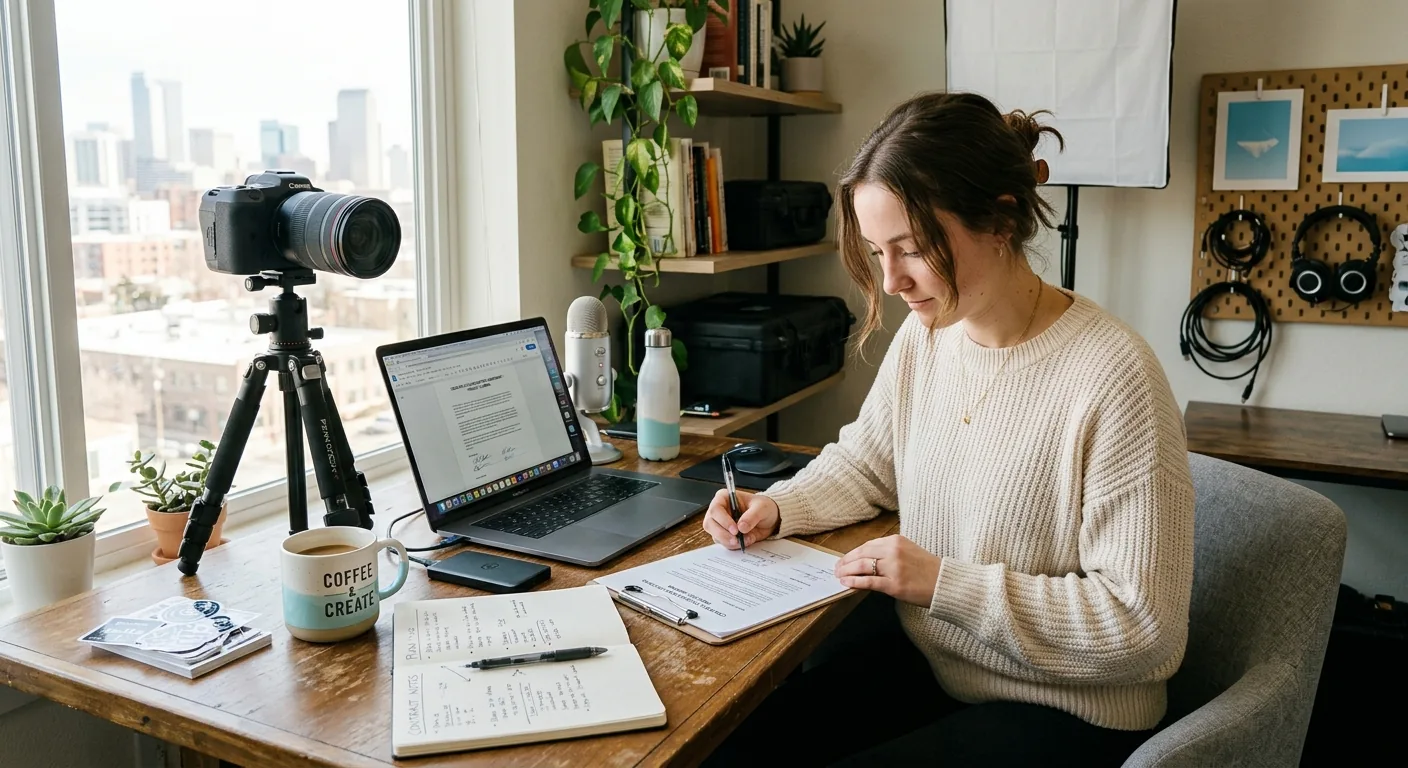 Creator working through creator deal negotiation