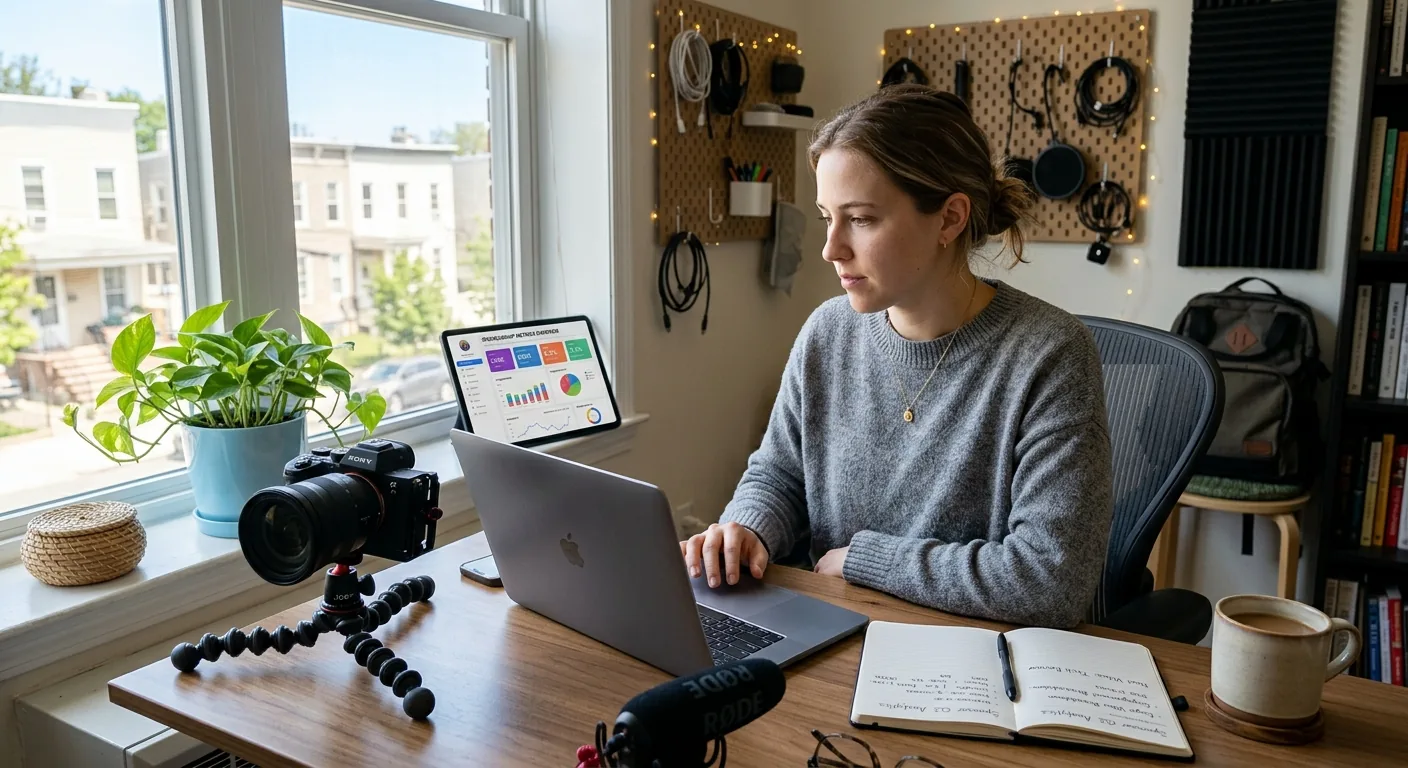 Creator working through creator sponsorship rates