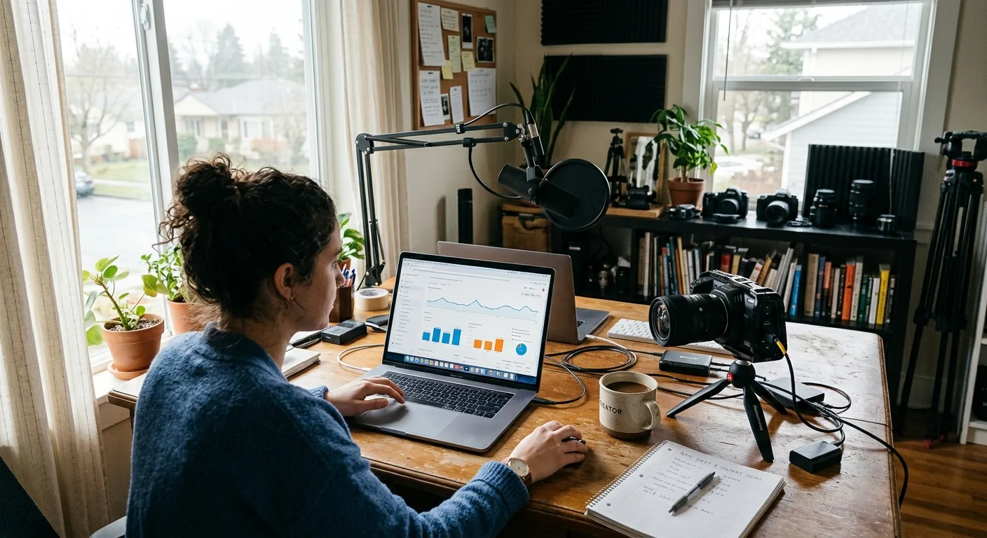 Creator working through creator sponsorship rates
