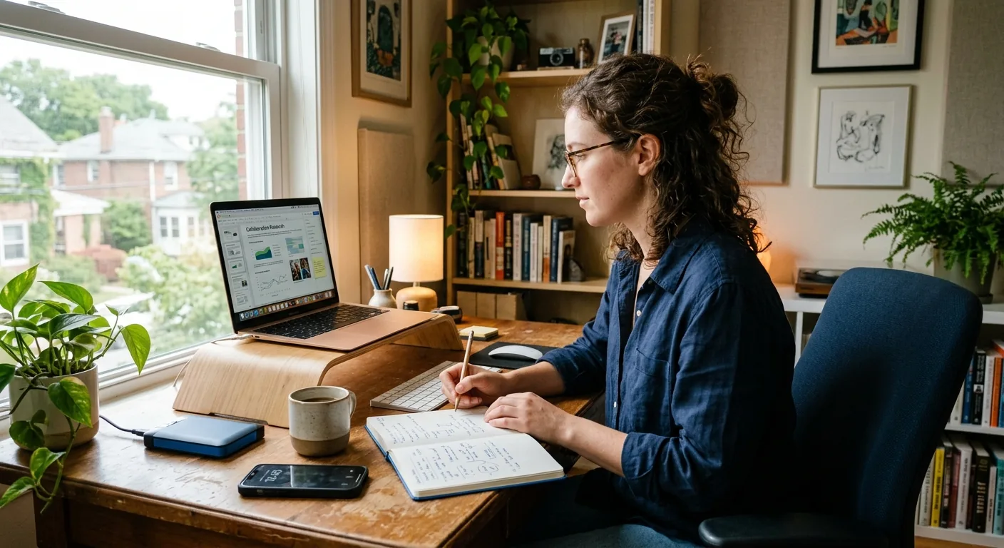 Creator working through creator business AI assistant