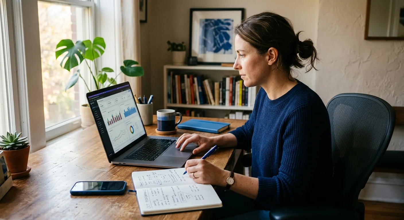 Creator working through content trends