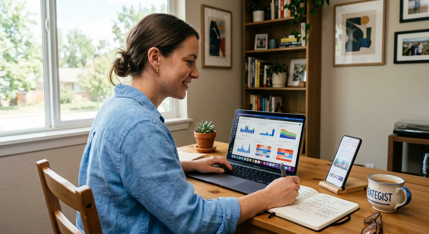Creator working through content trends