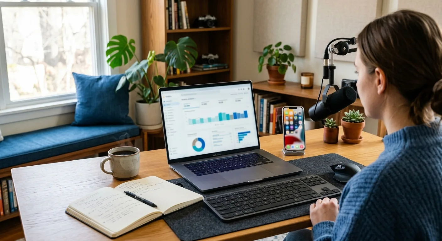 Creator working through creator business AI assistant