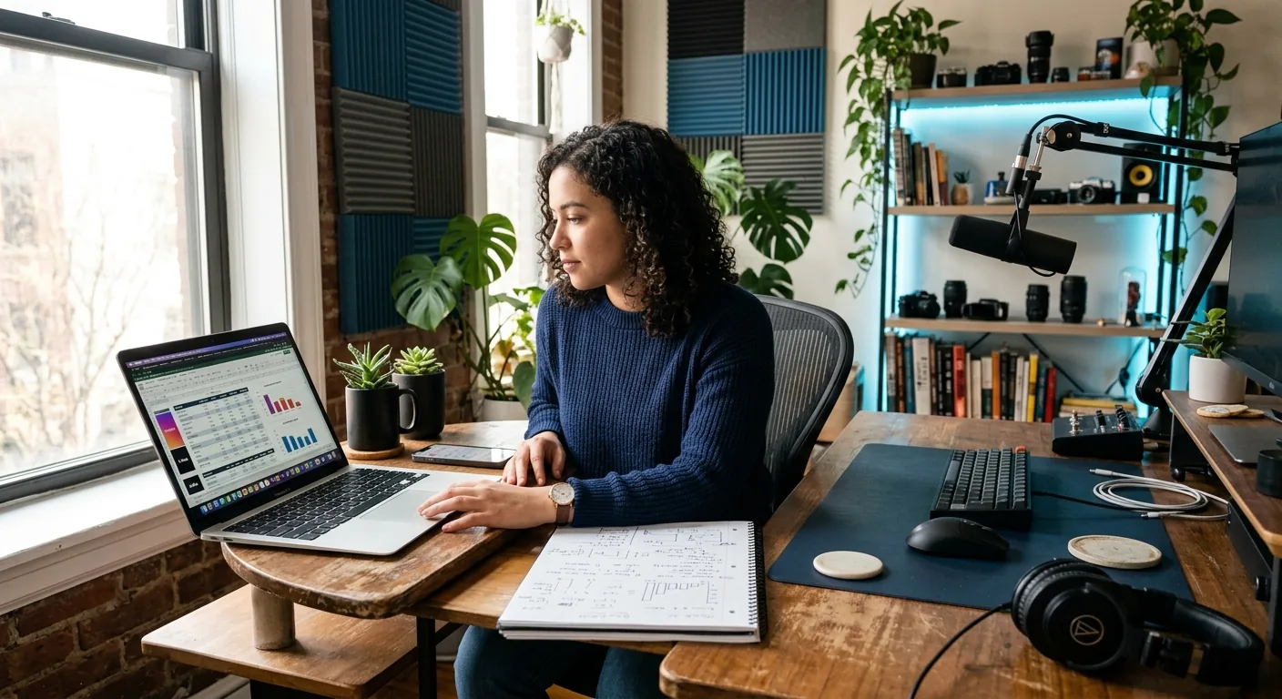 Creator working through creator sponsorship rates