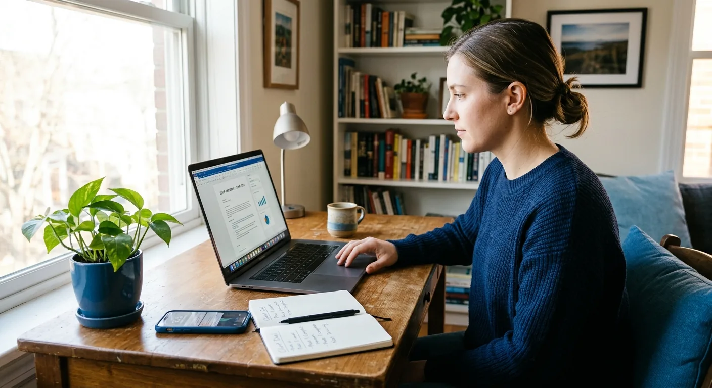 Creator working through creator business AI assistant