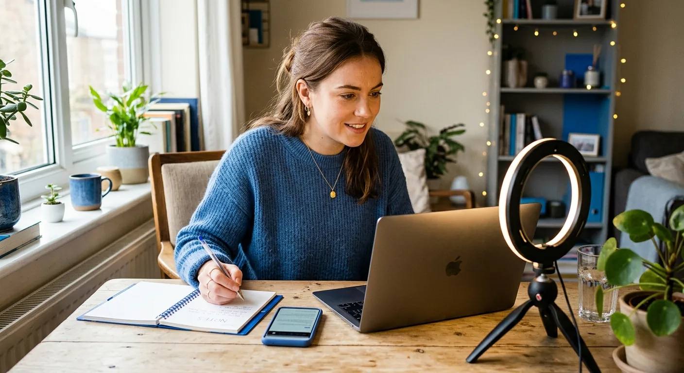 Creator working through creator brand deals