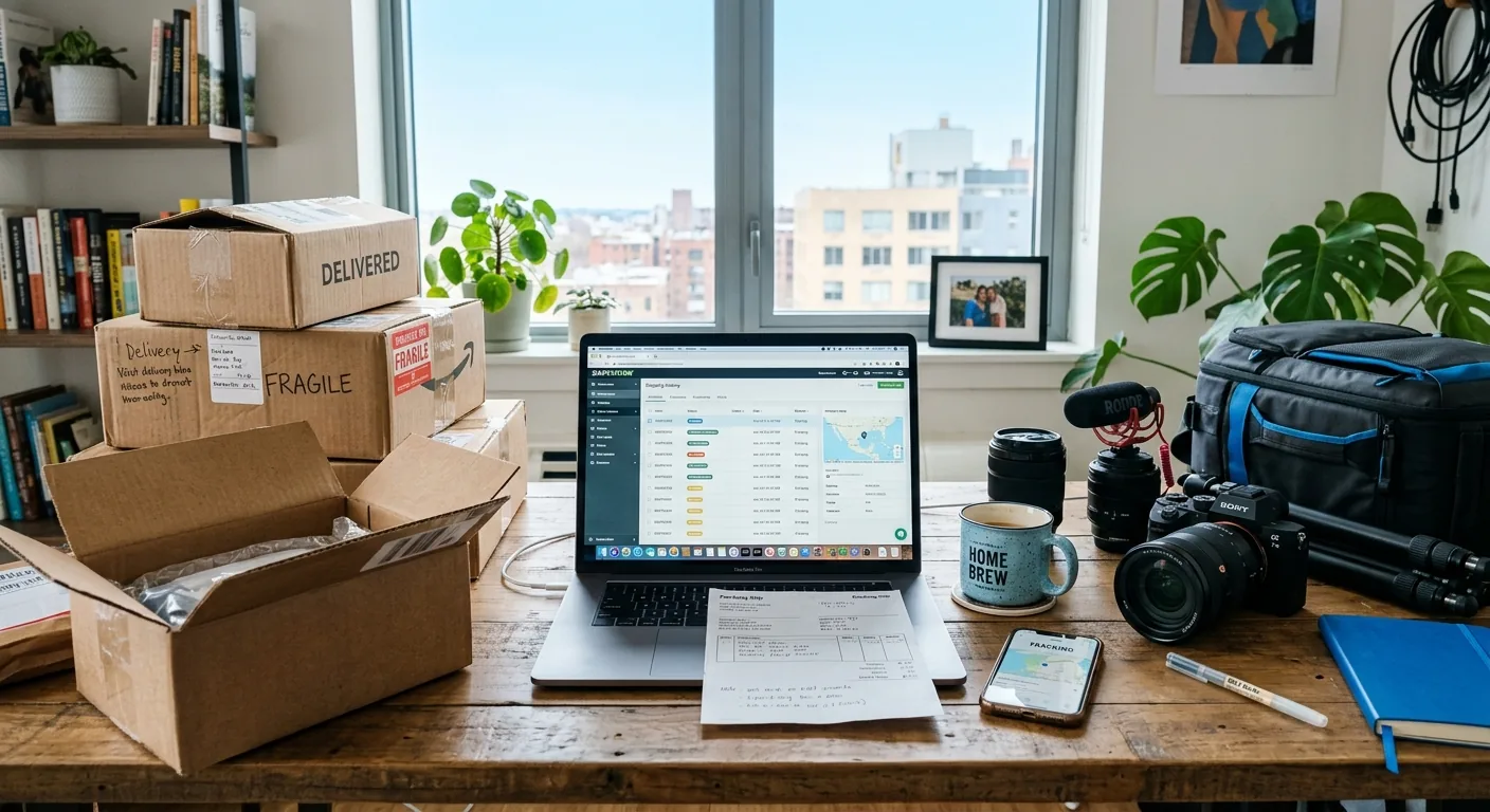 Creator working through brand collaboration opportunities