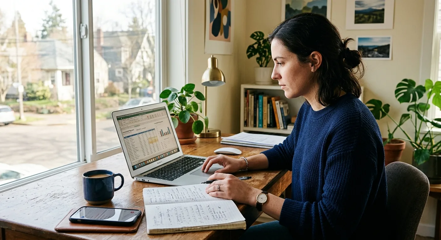 Creator working through brand collaboration opportunities