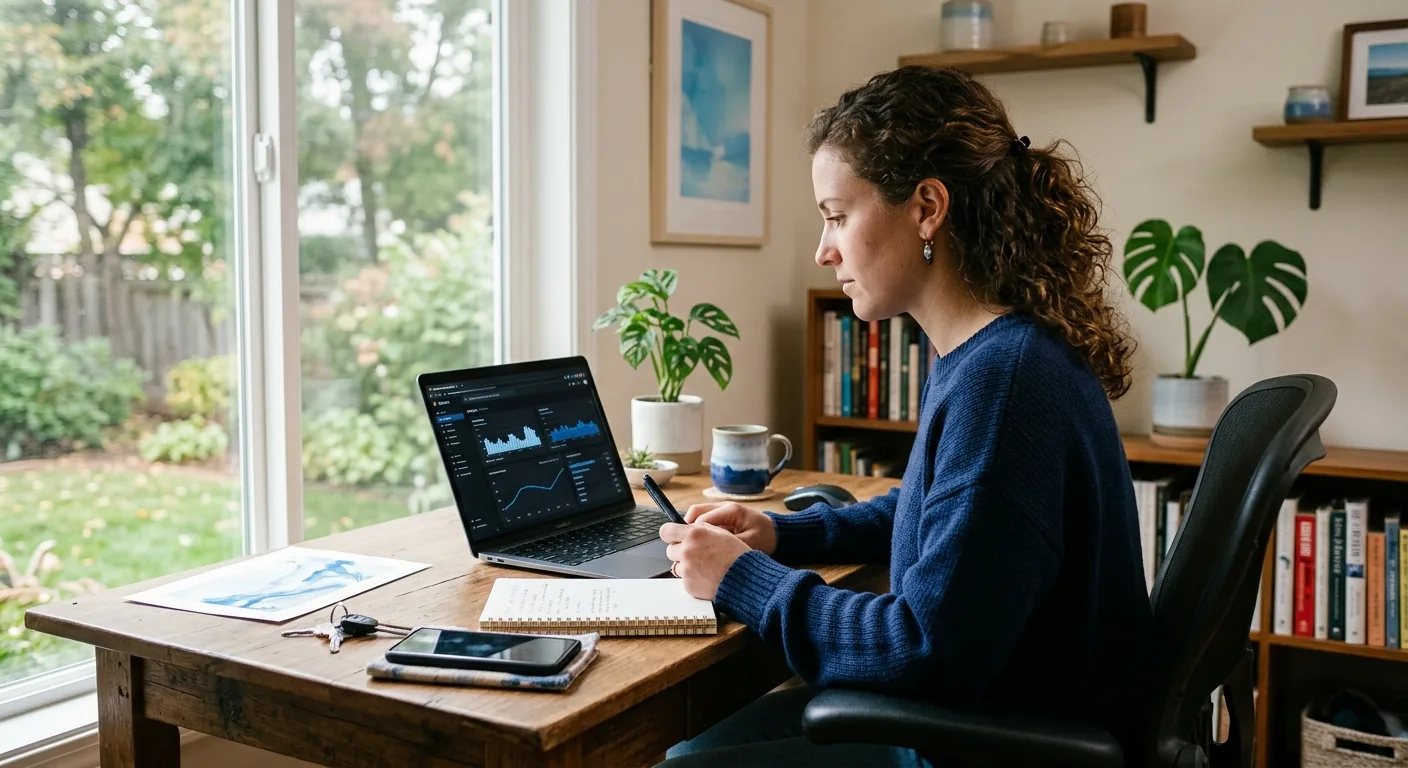 Creator working through brand collaboration opportunities