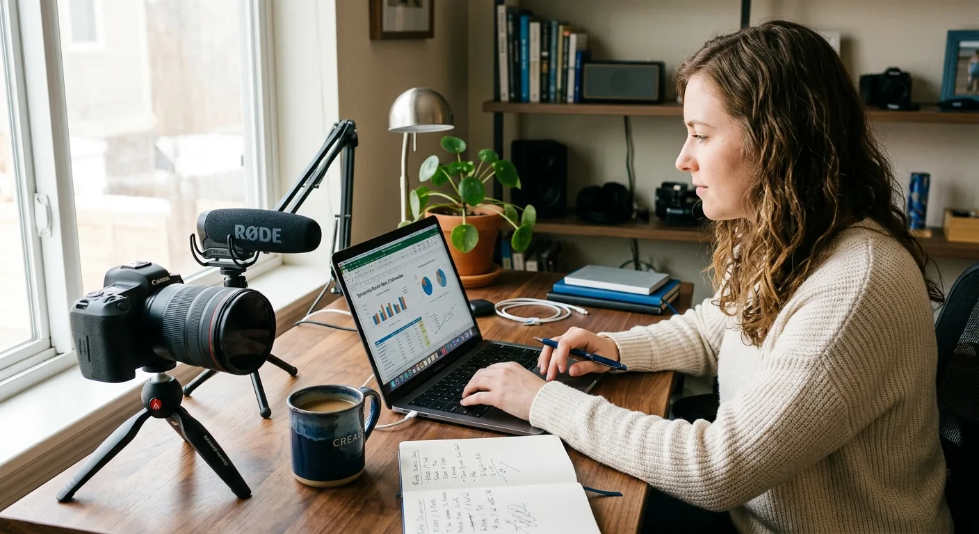 Creator working through creator sponsorship rates