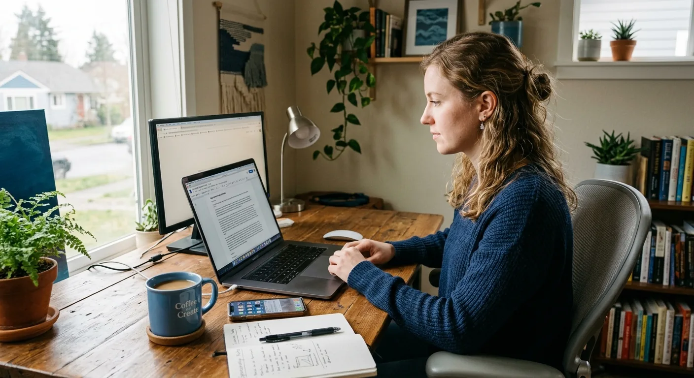 Creator working through creator brand deals