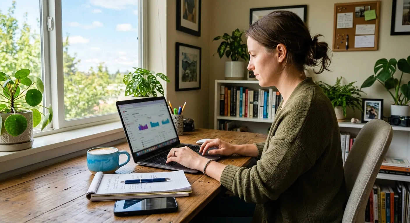 Creator working through content trends