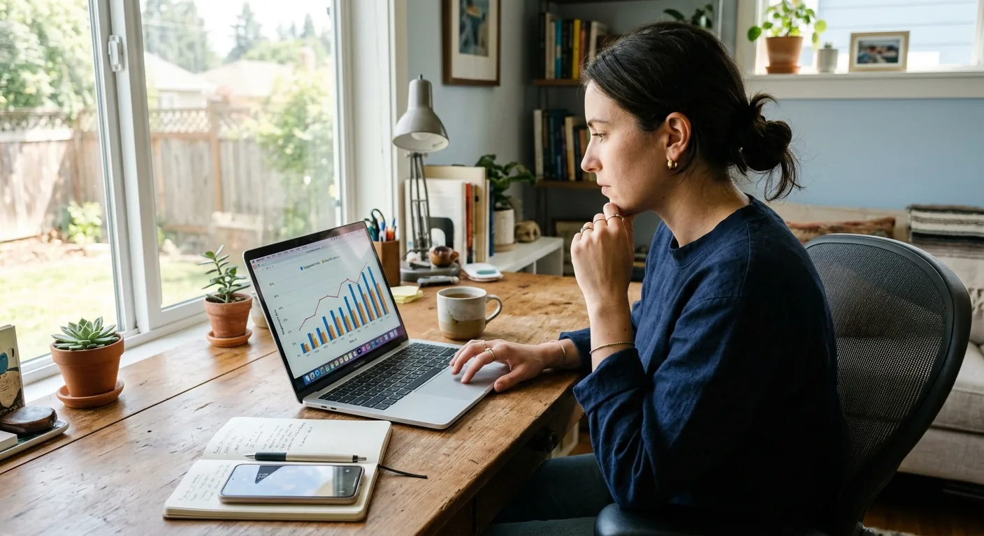 Creator working through content trends