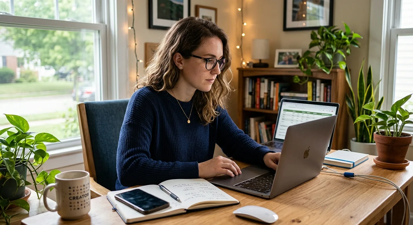 Creator working through creator sponsorship rates