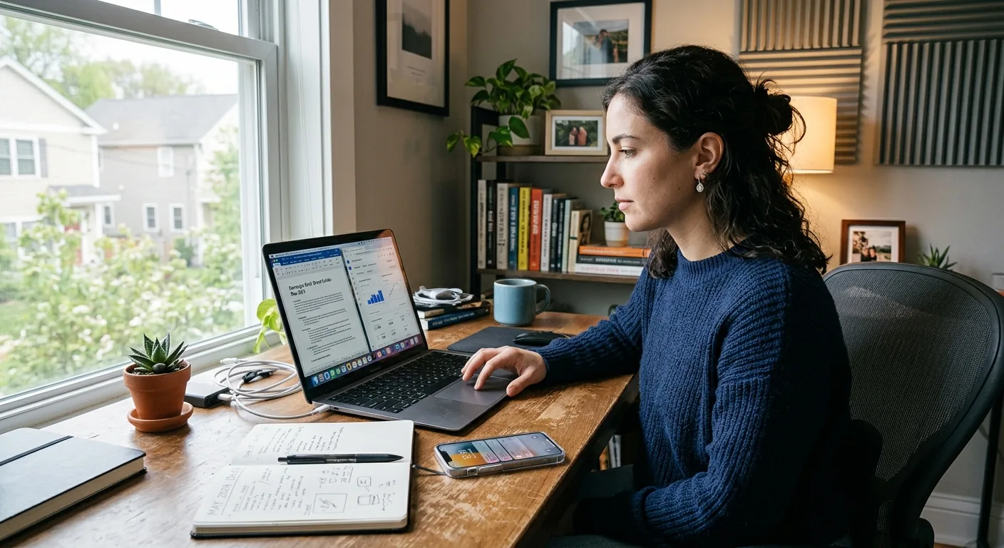 Creator working through creator brand deals
